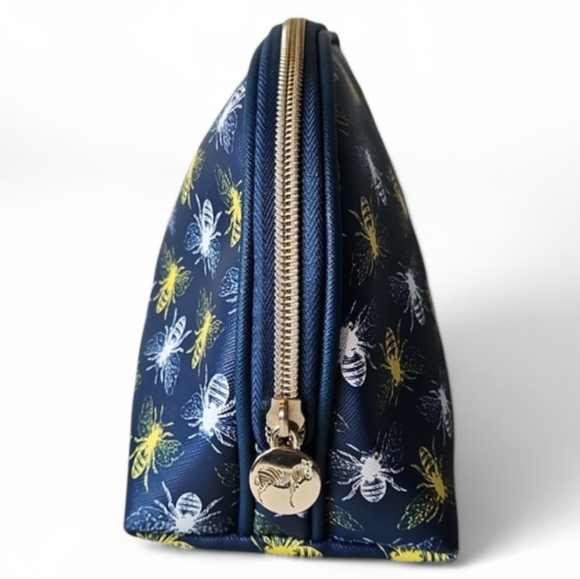 Dabney Lee Navy Cosmetic Bag, Bees 🐝🐝🐝 - Picture 4 of 14